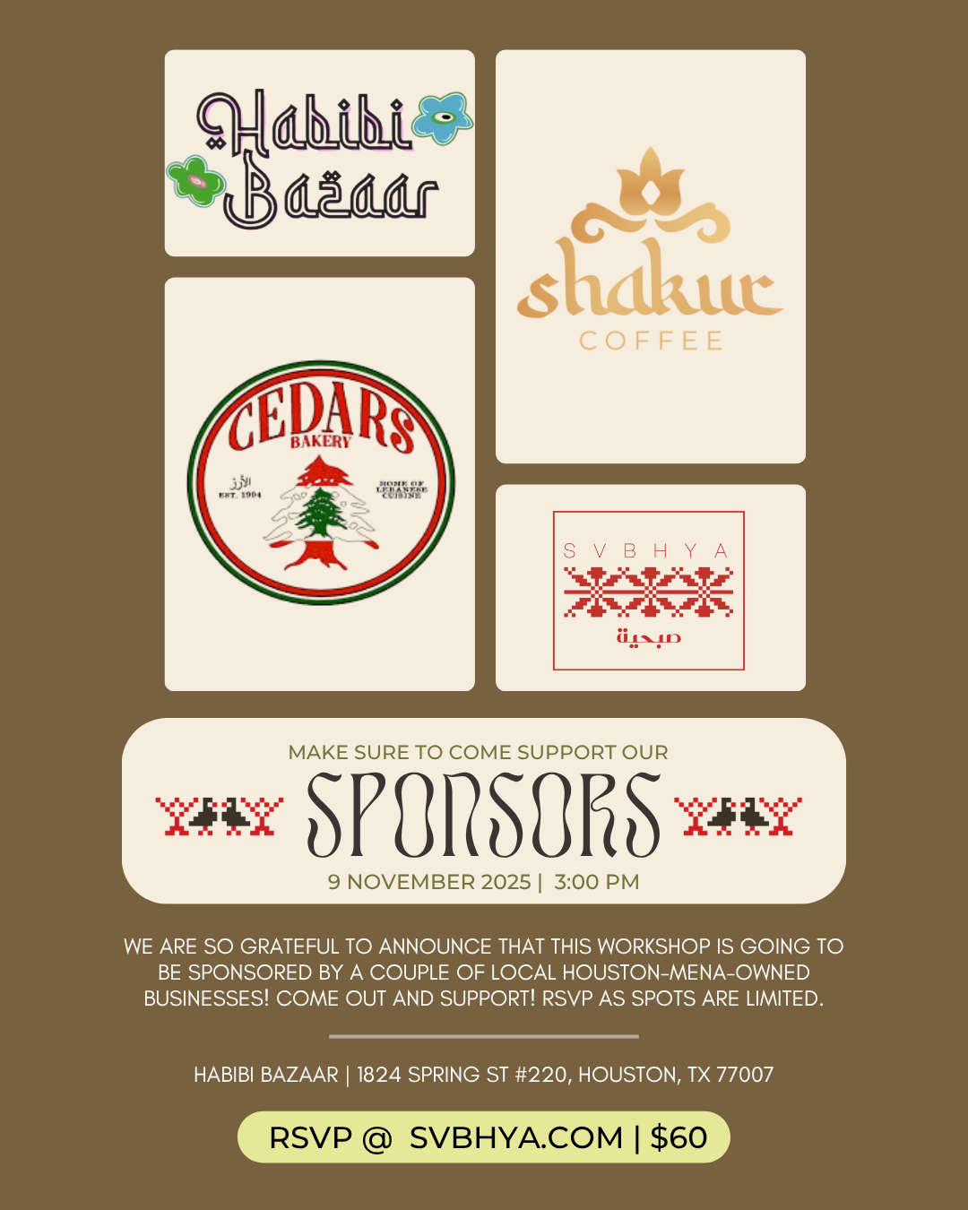 Learn How to Tatreez : A Beginner's Workshop